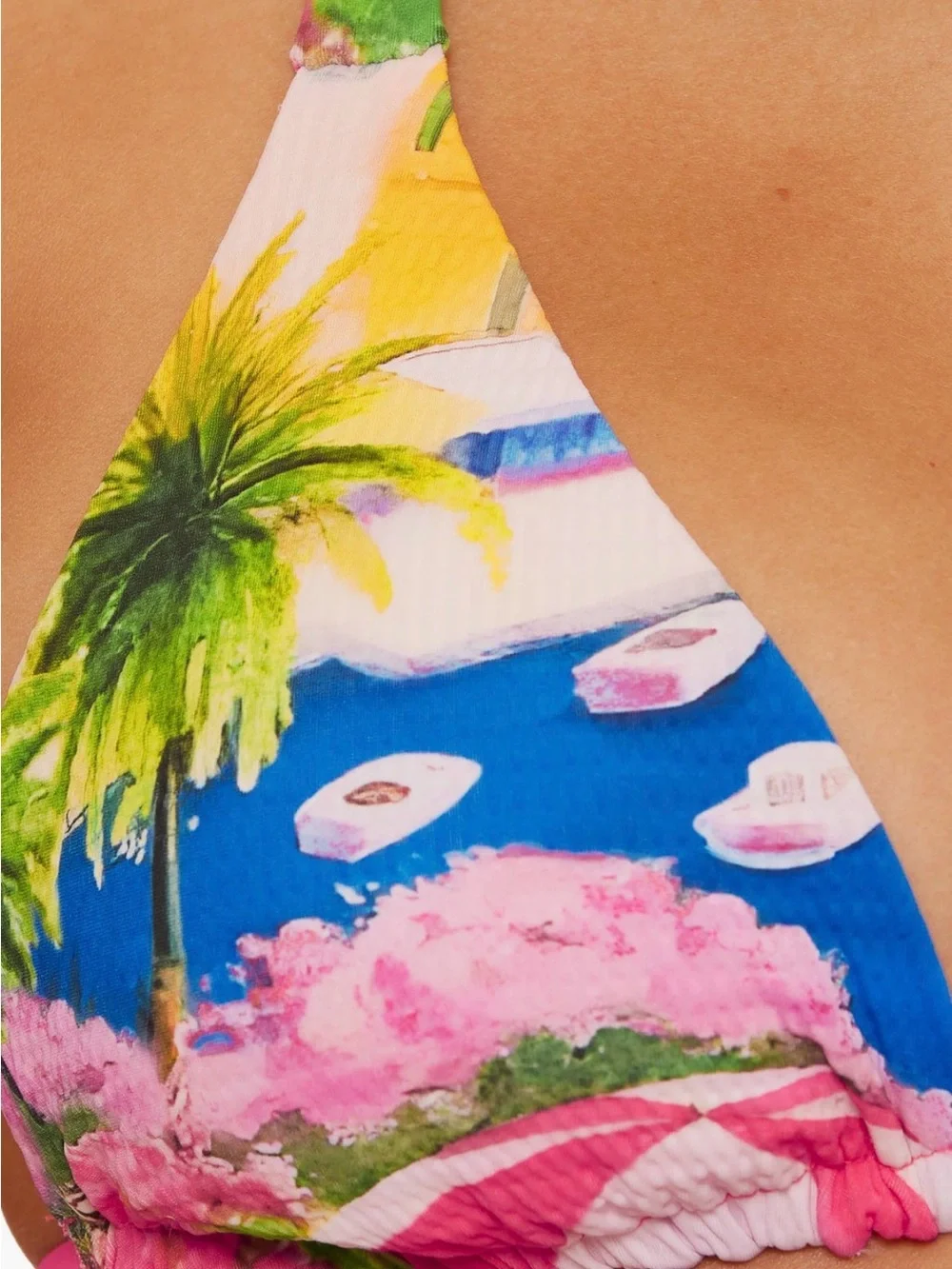 BECCA Positano Reversible Triangle Bikini Top